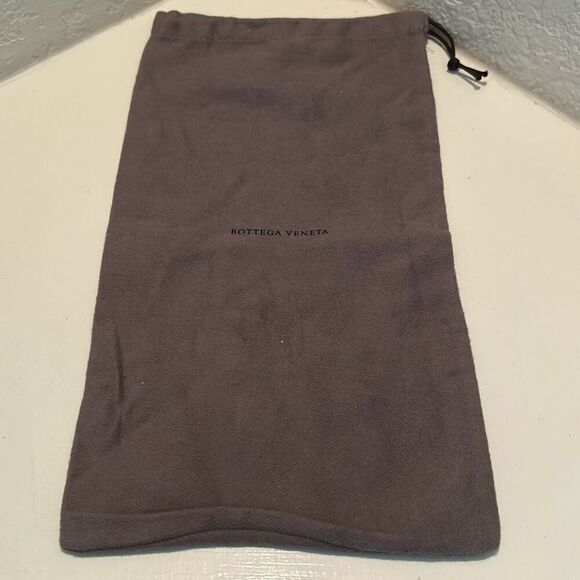 Bottega Veneta Drawstring Top Dust Cover Brown Logo Travel Storage Bag - Picture 1 of 6